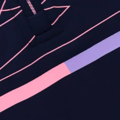 Kids' Dolmen Brushed Half Zip Top Marine / Pink / Purple -Sportswear Shop dolm 184 2 gen mepkpp kids p 5