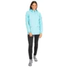 Trespass Women's Flourish Waterproof Hooded Jacket Aquamarine