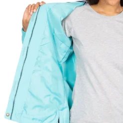 Trespass Women's Flourish Waterproof Hooded Jacket Aquamarine -Sportswear Shop fajkratr0037aqm 6