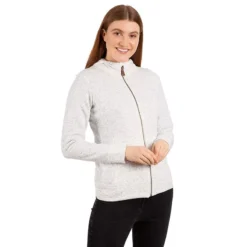 Trespass Women's Winnie Full Zip Hoodie Ghost Marl