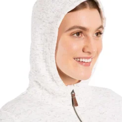 Trespass Women's Winnie Full Zip Hoodie Ghost Marl -Sportswear Shop fatoswtr0009ghm 7