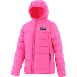 Kids' Fiona Hooded Padded Jacket Pink -Sportswear Shop fion 072 0 gen pkxxxx kids p1