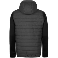 Men's Harrison Light Weight Padded Jacket Black -Sportswear Shop harrison 75 light weight padded hooded jckt marl blk 2 5 7