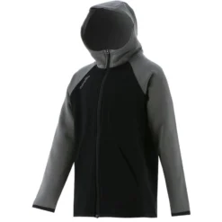 Kids' Henry Fleece Full Zip Hoodie Black / Dark Grey