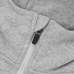 Women's Henry Fleece Full Zip Hoodie Grey -Sportswear Shop henry16 fz flc hoodie marl grey 4 2