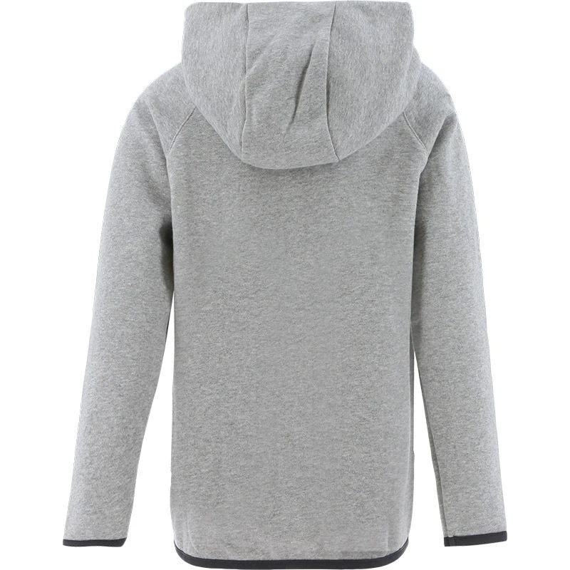 Kids' Henry Fleece Full Zip Hoodie Grey 2 Kids' Henry Fleece Full Zip Hoodie Grey - Image 2
