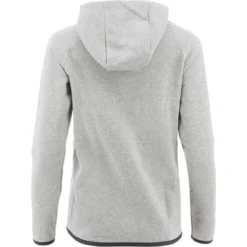 Women's Henry Fleece Full Zip Hoodie Grey -Sportswear Shop henry16 fz flc hoodie wmns marl grey 2