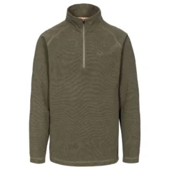 Trespass Men's Keynote Half Zip Fleece Moss