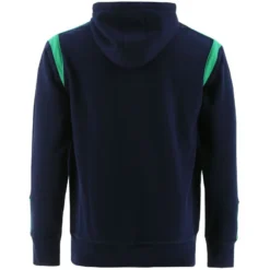 Men's Loxton Hooded Top Marine / Green -Sportswear Shop loxton 011 flc hoodie 2s mar emer 2