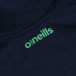 Men's Loxton Hooded Top Marine / Green -Sportswear Shop loxton 011 flc hoodie 2s mar emer 3