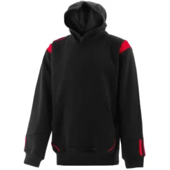 Kids' Loxton Hooded Top Black / Red