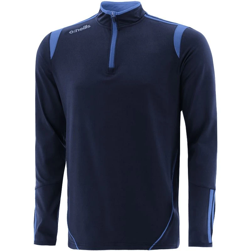 Men's Loxton Brushed Half Zip Top Marine / Sky 1 Men's Loxton Brushed Half Zip Top Marine / Sky