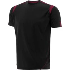 Kids' Loxton T-Shirt Black / Maroon