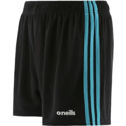 Women's Madison Mourne Shorts Black / Peacock Blue -Sportswear Shop madi 211 3 gen bkgnxx wmns p1