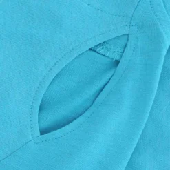 Women's Madison Cotton T-Shirt Blue -Sportswear Shop madison 002 cotton tee grn 5