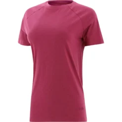 Women's Madison Cotton T-Shirt Pink -Sportswear Shop madison 002 cotton tee v pnk 1