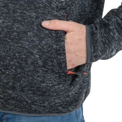 Trespass Men's Bingham Fleece Jacket Black Marl -Sportswear Shop maflfln20004bkm 9