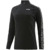 Women's Mason Brushed Half Zip Top Zebra Black / White