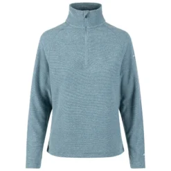 Trespass Women's Half Zip Fleece Top Storm Blue