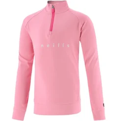 Kids' Natalie Half Zip Top Pink / White -Sportswear Shop nata 273 0 gen pkpkwh kids p1