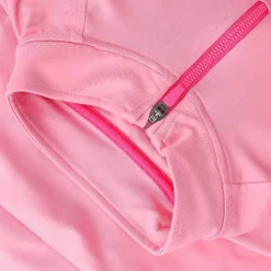 Kids' Natalie Half Zip Top Pink / White -Sportswear Shop nata 273 0 gen pkpkwh kids p5