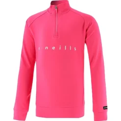 Kids' Natalie Half Zip Top Pink / Black / White -Sportswear Shop nata 273 0 gen pkwh kids p1