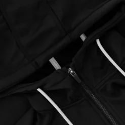 Men's Nathan Technical Fleece Full Zip Top Black / Silver -Sportswear Shop nath 012 0 gen bksvxx adlt p5 1