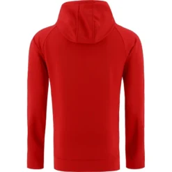 Men's Nathan Technical Fleece Overhead Hoodie Red / Silver -Sportswear Shop nath 012 0 gen rdsvxx adlt p2
