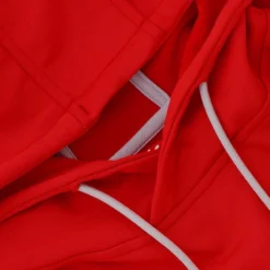 Men's Nathan Technical Fleece Overhead Hoodie Red / Silver -Sportswear Shop nath 012 0 gen rdsvxx adlt p3