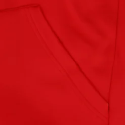 Men's Nathan Technical Fleece Overhead Hoodie Red / Silver -Sportswear Shop nath 012 0 gen rdsvxx adlt p5