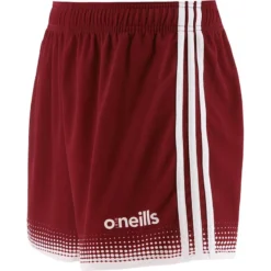 Women's Nelson Shorts Maroon / White -Sportswear Shop nels 179 3 gen mnwhxx p2