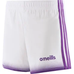 Nelson Shorts White / Purple