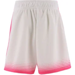 Kids' Nelson Shorts White / Pink -Sportswear Shop nelson 179 gaelic shorts 3s wht ko pink kids 3