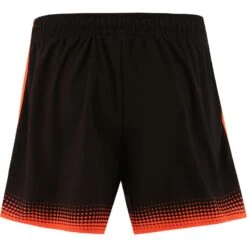 Nelson Shorts Black / Orange -Sportswear Shop nelson gaelic shorts blk flo org 2s 3