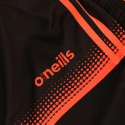 Nelson Shorts Black / Orange -Sportswear Shop nelson gaelic shorts blk flo org 2s 4