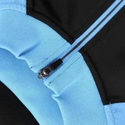 Kids' Nevada 2 Stripe Hybrid Full Zip Top Black / Sky / White -Sportswear Shop neva 246 2 gen bkskwh adlt p4 3