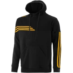 Men's Nevis Fleece Overhead Hoodie Black / Amber