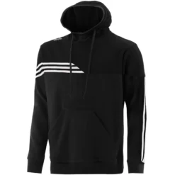 Men's Nevis Fleece Overhead Hoodie Black / White