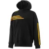 Kids' Nevis Fleece Overhead Hoodie Black / Amber