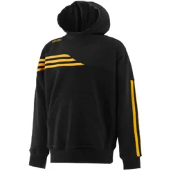 Kids' Nevis Fleece Overhead Hoodie Black / Amber