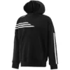Kids' Nevis Fleece Overhead Hoodie Black / White