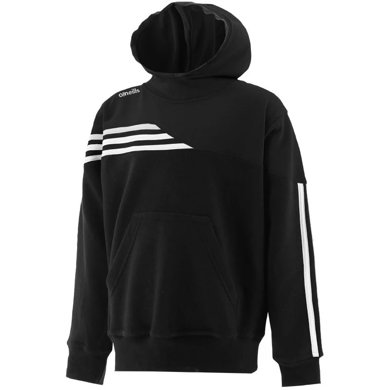 Kids' Nevis Fleece Overhead Hoodie Black / White 1 Kids' Nevis Fleece Overhead Hoodie Black / White