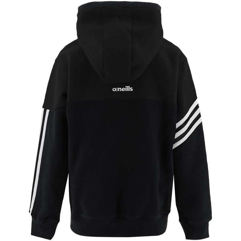 Kids' Nevis Fleece Overhead Hoodie Black / White 2 Kids' Nevis Fleece Overhead Hoodie Black / White - Image 2