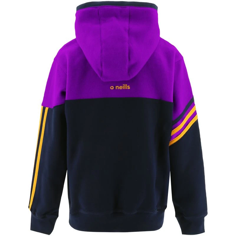 Kids' Nevis Fleece Overhead Hoodie Marine / Purple / Amber 2 Kids' Nevis Fleece Overhead Hoodie Marine / Purple / Amber - Image 2