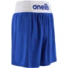 Men's Knockout Boxing Shorts Royal / White