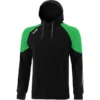 Women's Oslo Fleece Pullover Hoodie Black / Green / White