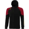 Kids' Oslo Fleece Pullover Hoodie Black / Maroon / Amber