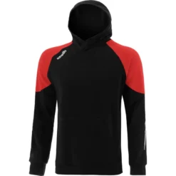 Kids' Oslo Fleece Pullover Hoodie Black / Red / White