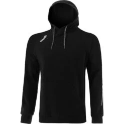 Men's Oslo Fleece Pullover Hoodie Black / White