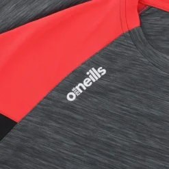 Women's Oslo T-Shirt Black / Red / White -Sportswear Shop oslo 060 2 gen bkrdwh adlt p3 1